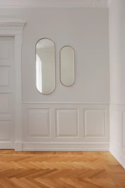 Espejo ovalado Angui 78 cm, Taupe