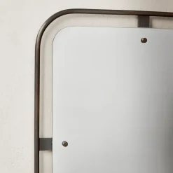 Espejo rectangular Nimbus, Bronzed brass