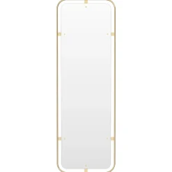 Espejo rectangular Nimbus, Polished brass