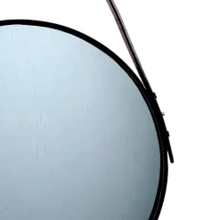 Espejo redondo Ørskov, negro, Ø 30 cm