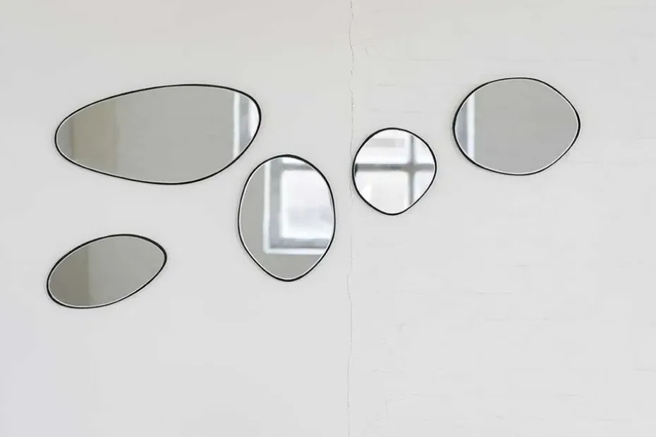 Espejo Serax M 60x62 cm, Black