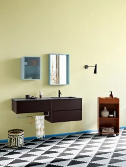 Espejo Shelfie colour frame 46,8x69,6 cm, Flint