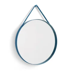Espejo Strap Mirror Ø70 cm, Blue