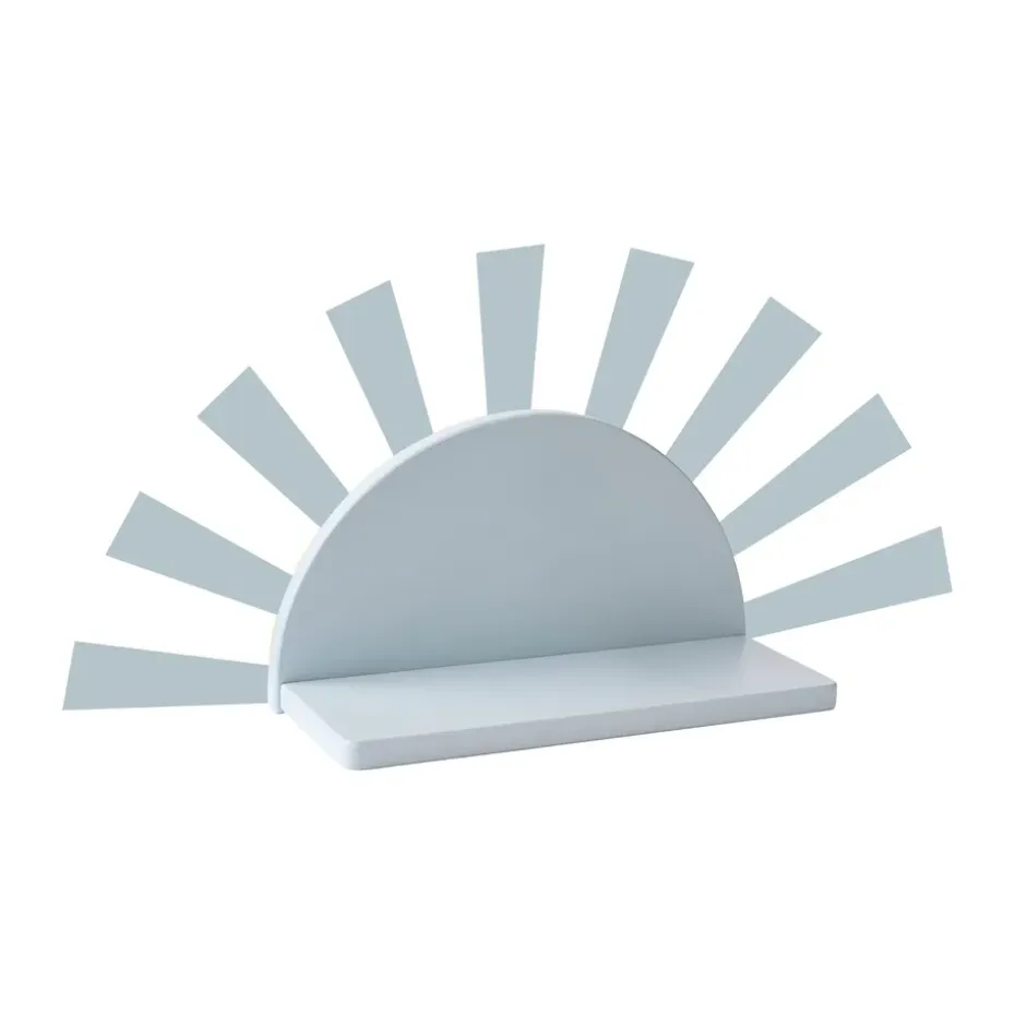 Estante circular Star con pegatinas, Azul