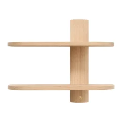 Estante de pared Bend , Roble, 50×18×40 cm