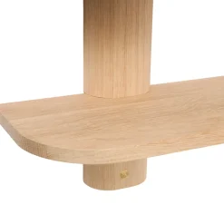 Estante de pared Bend , Roble, 50×18×40 cm