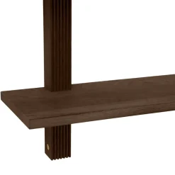 Estante de pared Phase, Roble ahumado aceitado, 68x18x55 cm