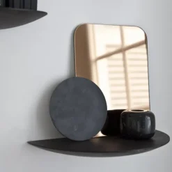 Estante Gridy Fungi, negro, mediano