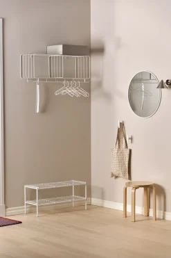 Estante perchero Nod 90 cm, White