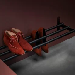 Estante perchero o zapatero Nostalgi , negro, negro