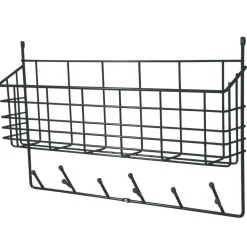 Estante portaobjetos Mitten, negro