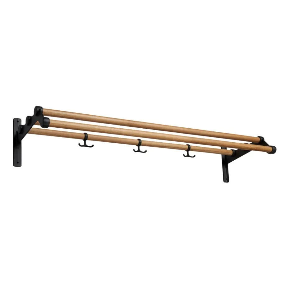 Estante sombrerero Nostalgi 291 100 cm, roble-negro