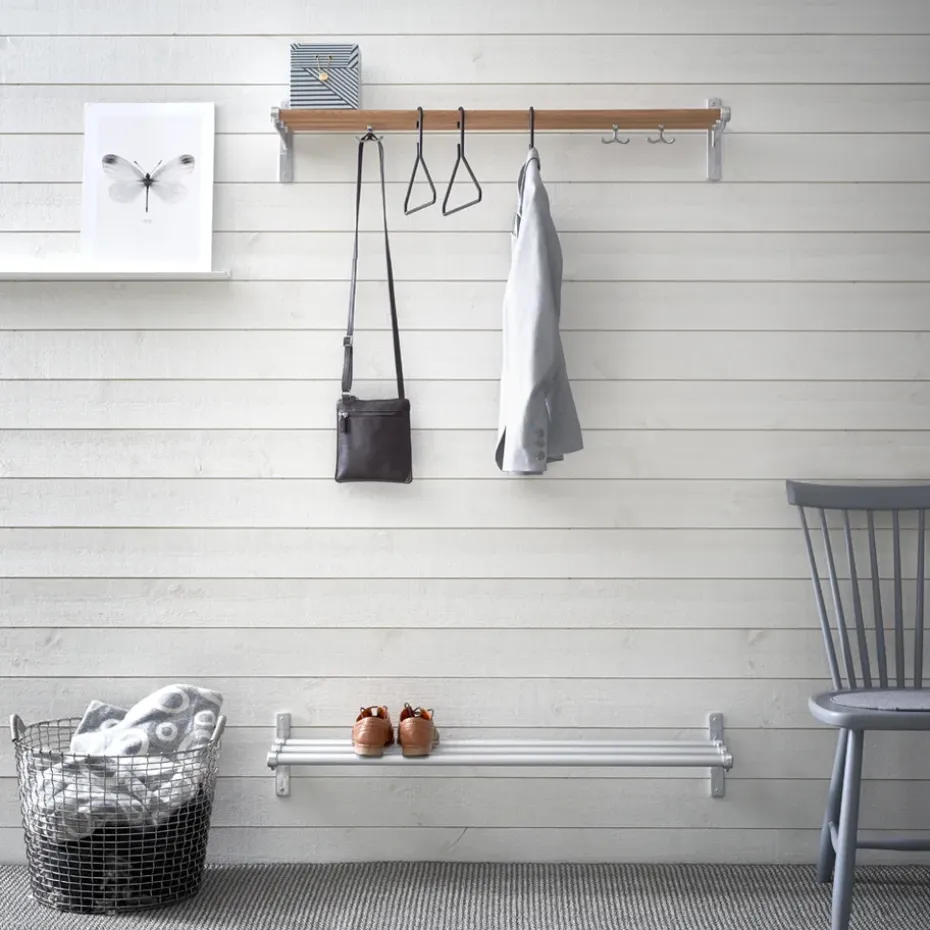 Estante sombrerero o zapatero Nostalgi, Cobre, base negra