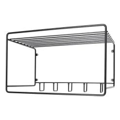 Estante sombrerero Uptown, negro