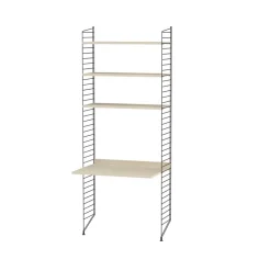 Estante String, Fresno, 78x30 cm, paquete de 3
