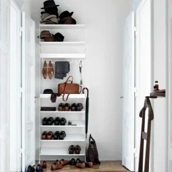 Estante String metal, Blanco, 78x30 cm, borde alto