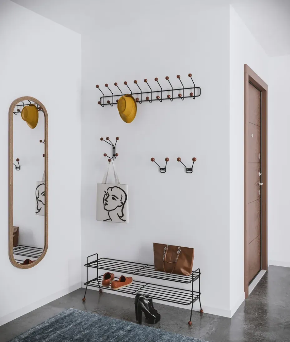 Estante zapatero Bill Shoe Shelf L, Negro