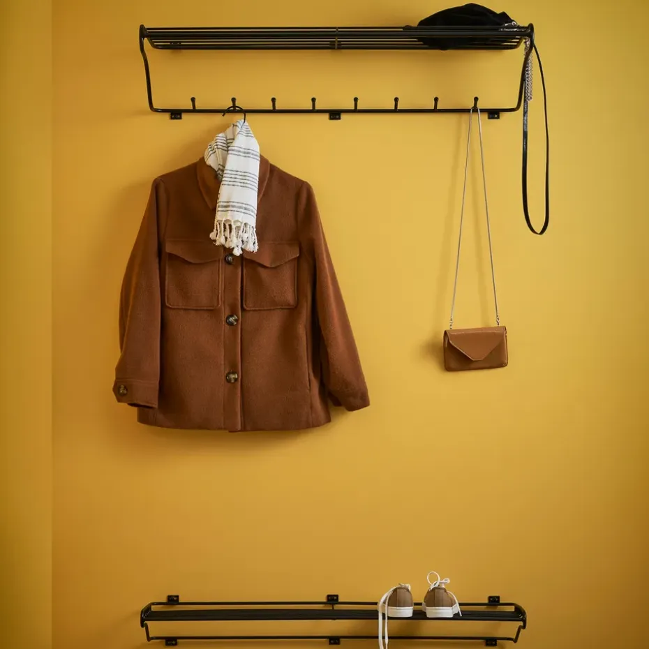 Estante zapatero Maze L, negro