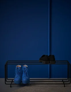 Estante zapatero Mixrack L, negro