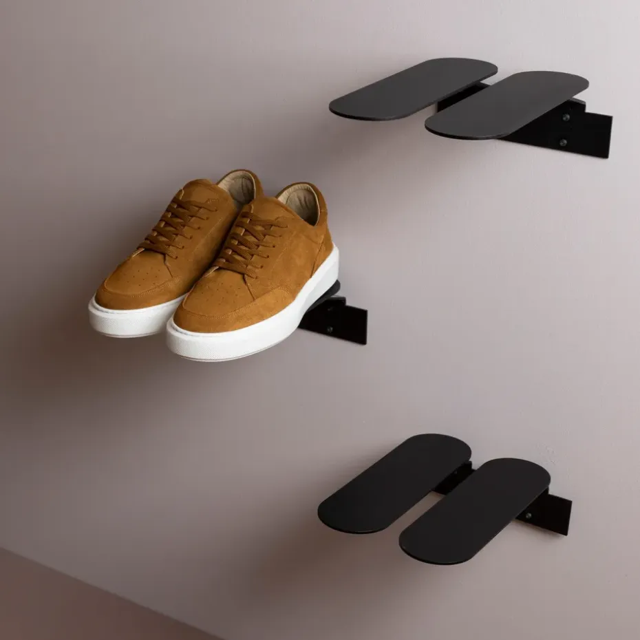 Estante zapatero Step S, negro