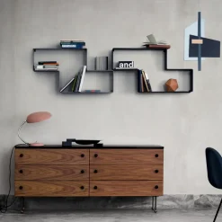 Estantería Dédal, Soft black