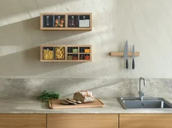 Estantería de pared A-Organizer 1 52x18x17 cm, Oak