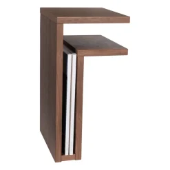 Estantería de pared F-shelf nogal, estante a la derecha