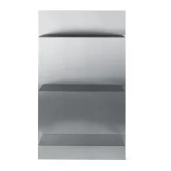 Estantería de pared Lager triple 55x100 cm, Aluminium