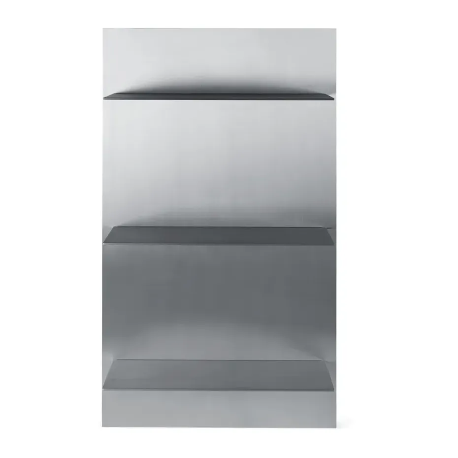 Estantería de pared Lager triple 55x100 cm, Aluminium