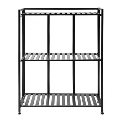 Estantería de pared Manhattan Low 65,5x33x79,5 cm, Black