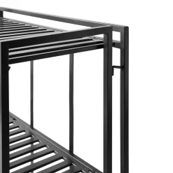 Estantería de pared Manhattan Low 65,5x33x79,5 cm, Black