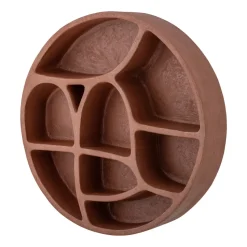 Estantería de pared Palmer Ø45 cm, rojo