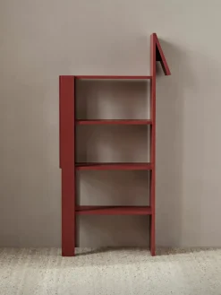 Estantería Giraffe 69x140 cm, Poppy Red