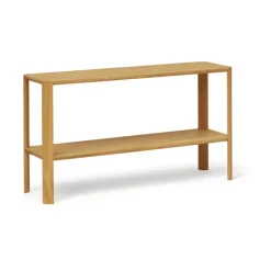 Estantería Leaf 2 baldas 57x100 cm, Roble