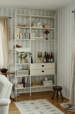 Estantería Portal 123 cm, Off-white