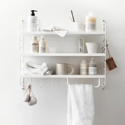 Estantería String Pocket metal, blanco