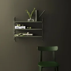 Estantería String Pocket sage, Sage (verde)