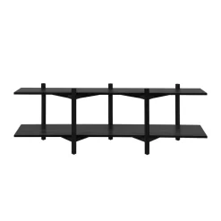 Estantería Zig Zag Media 194x57 cm, Black