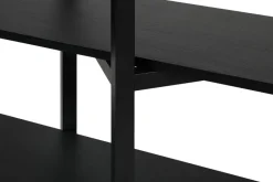 Estantería Zig Zag Media 194x57 cm, Black