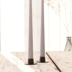 ester & erik 2 Candelabros mate, Negro