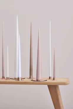 ester & erik 2 Candelabros mate, oro rosa