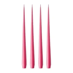 ester & erik 4 Velas lacadas, Clear pink 41, 32 cm