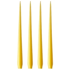 ester & erik 4 Velas lacadas, Lemon drop 15-0, 32 cm