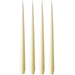 ester & erik 4 Velas lacadas, Buttermilk 17-0, 32 cm