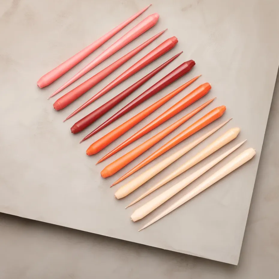 ester & erik 4 Velas lacadas, aged rust, 32 cm