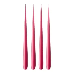 ester & erik 4 Velas mate, Deep pink 41/2, 42 cm