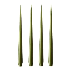 ester & erik 4 Velas mate, olive glow, 42 cm