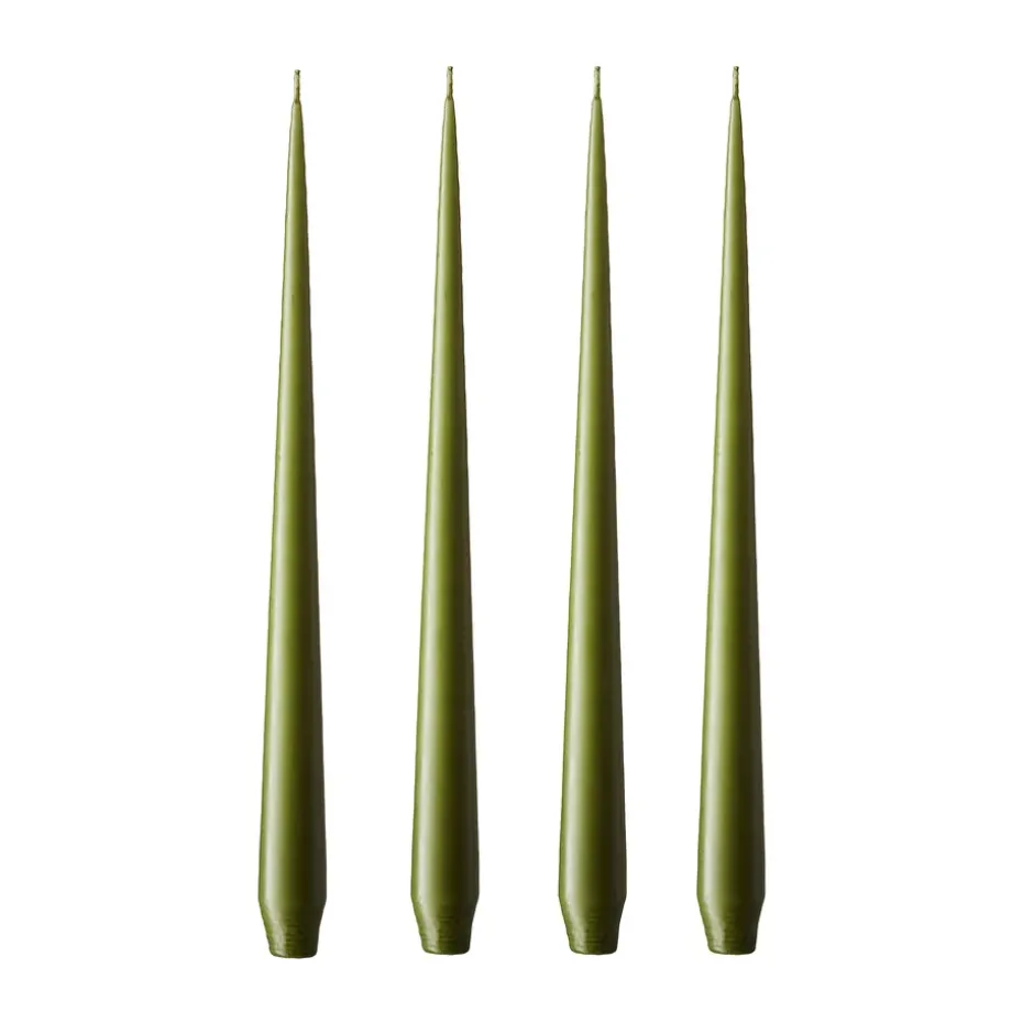 ester & erik 4 Velas mate, olive glow, 42 cm