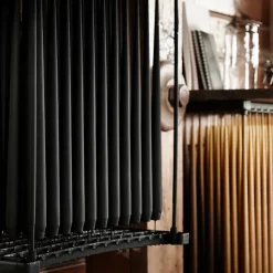 ester & erik 4 Velas mate, raw black, 32 cm