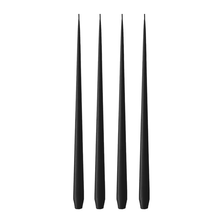 ester & erik 4 Velas mate, Velvet matt black 95, 42 cm